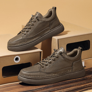 爆款士皮鞋真皮时尚鞋软底运动休闲板鞋款潮鞋百搭潮流鞋子