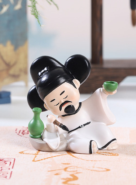 古风家居摆件树脂潮玩装饰Q版