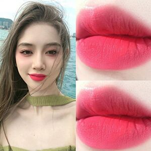 麦卡蒂仑桃粉色口红嫩粉女团玫红芭比粉蜜桃玫紫裸妆淡妆素颜雾面
