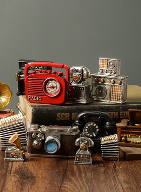 怀旧复古小摆件树脂工艺品装饰