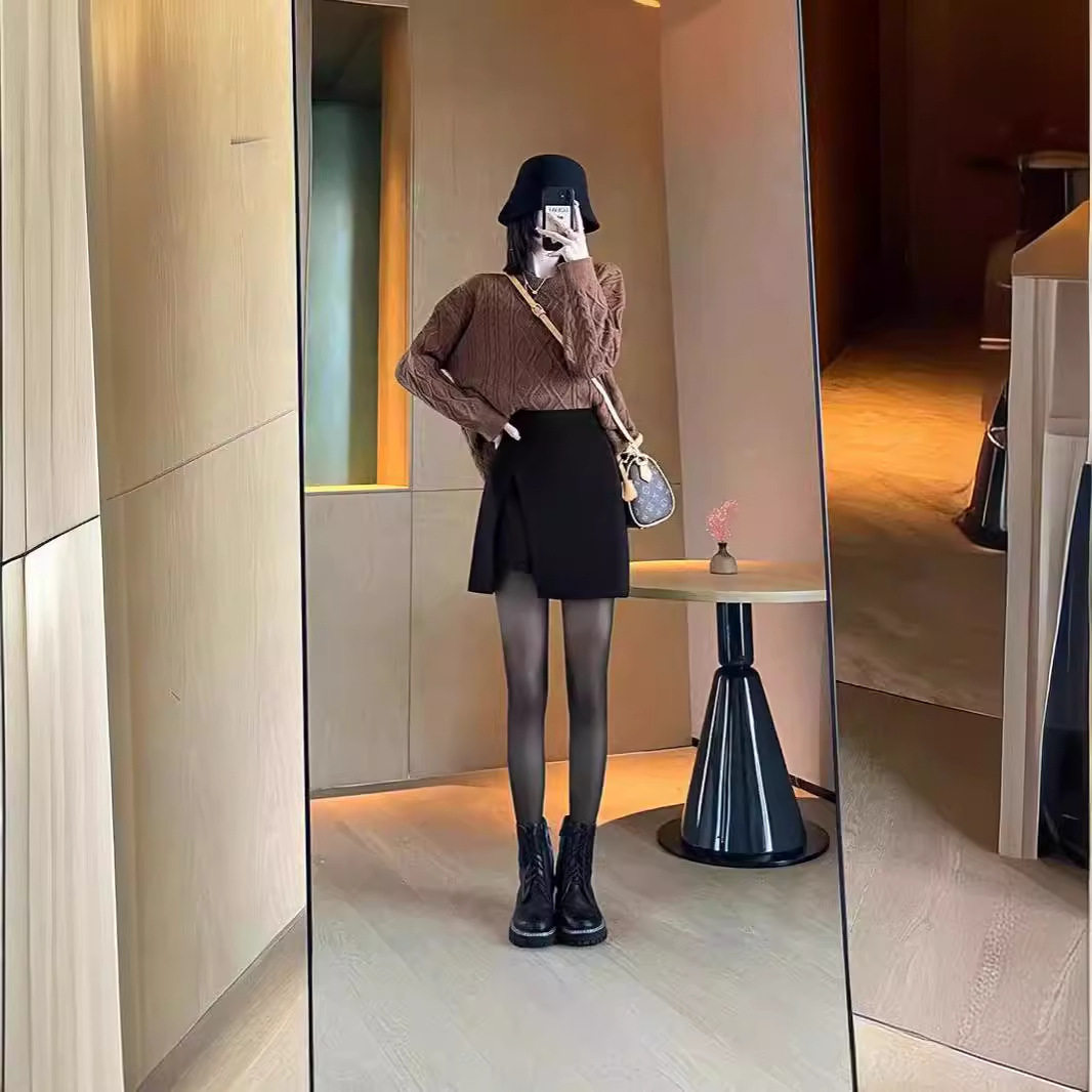 黑色短裙大码短裙裤女装夏季2026新款防走光韩版时尚小个子半身裙
