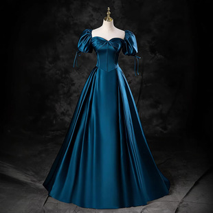晚礼服钢琴演出服气质名媛独唱舞台蓬蓬裙学生声乐艺考音乐生礼服