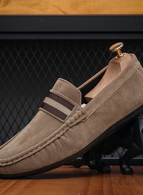 豆豆鞋乐福鞋 loafers shoes round toe plus size casual shoes