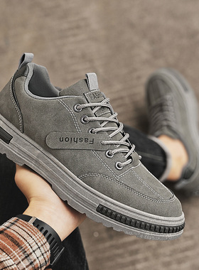 劳保鞋工装鞋男士百搭鞋子 lightweight workwear shoes trendy