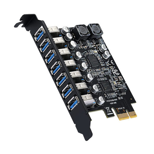 USB3.2 GEN1 5Gbps转接卡7口扩展卡RENESAS第三主控D720201