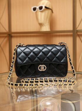 轻奢新品小香风方胖子女包菱格链条包时尚百搭肩包经典级感斜挎包