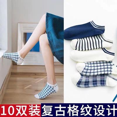5 pairs ankle socks women cartoon sock summer lady student