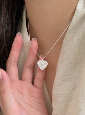 韩国韩版持恒S925纯银爱心五角星项链女小众轻奢时尚简约风锁骨链
