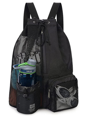 Lightweight Swimming bag drawstring backpack with wet bag