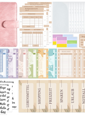 New Germany money organizer budget binder money saving book