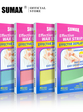 Double-Sided Wax Hair Removal Strips Fast/Painless Epilation