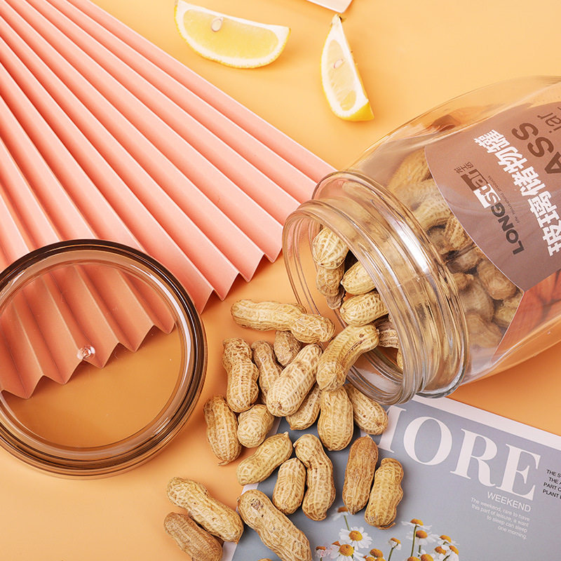 新款龙士达纳福玻璃储物罐密封罐（1L）LJ-1812