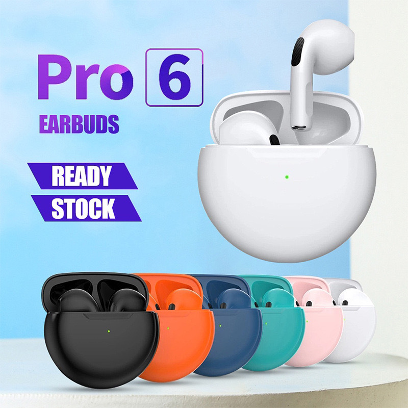 pro6蓝牙耳机J6蓝牙耳机触摸降噪无线立体pro4运动TWS耳机源头厂
