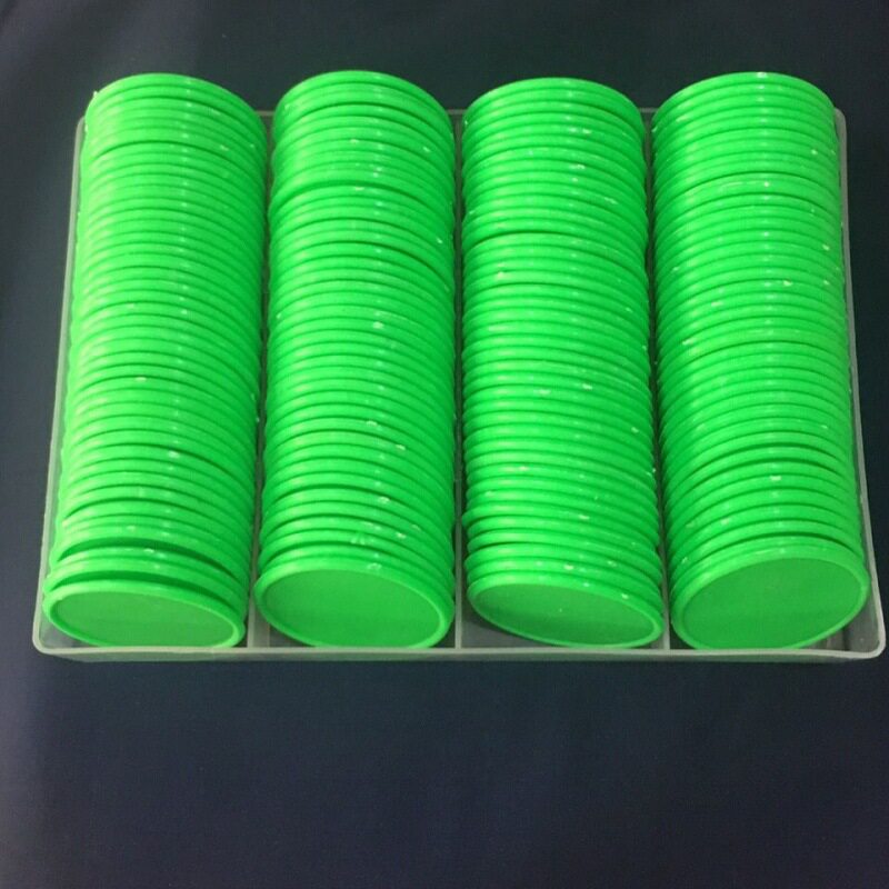 直供筹码空白币面值币塑料麻将游戏币儿童教学币计数圆片代币