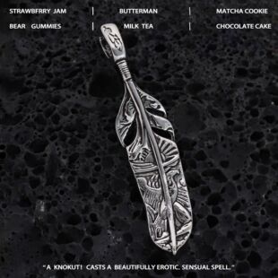 高定纳瓦霍部落风老鹰羽毛吊坠小众设计时尚项链吊坠文艺复古国潮