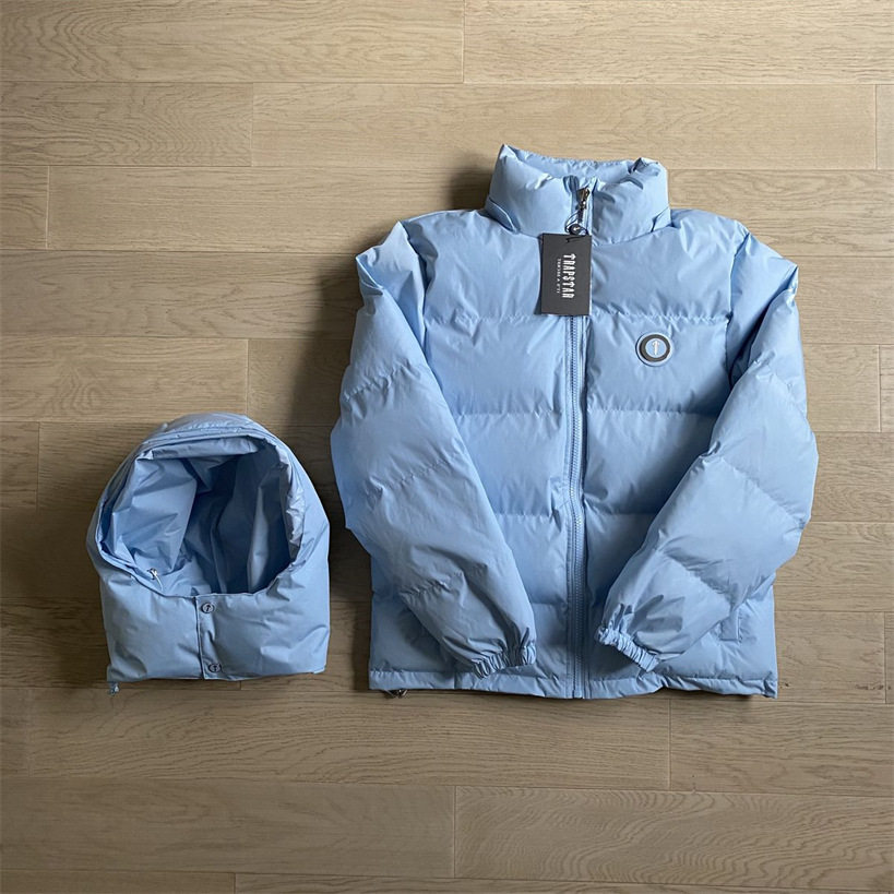 Trapstar Shooters Puffer Men's Detachable Jacket Quality Shiny Original Drill foto 2