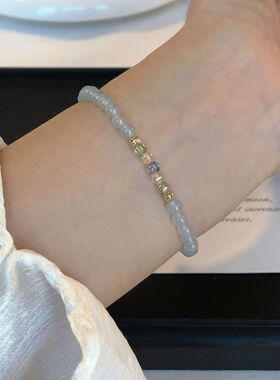 2026新款海蓝钰髓手链爆款精致气质冷淡手饰送女友礼物