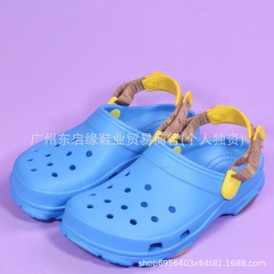 2025洞洞鞋特林休闲沙滩凉鞋同款新款百搭凉拖鞋外穿轻便包头夏季