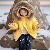 洋气女小童冬季棉服2025新款小女孩时髦穿搭冬款夹棉加厚外套棉衣，童装棉衣，祺妙童装