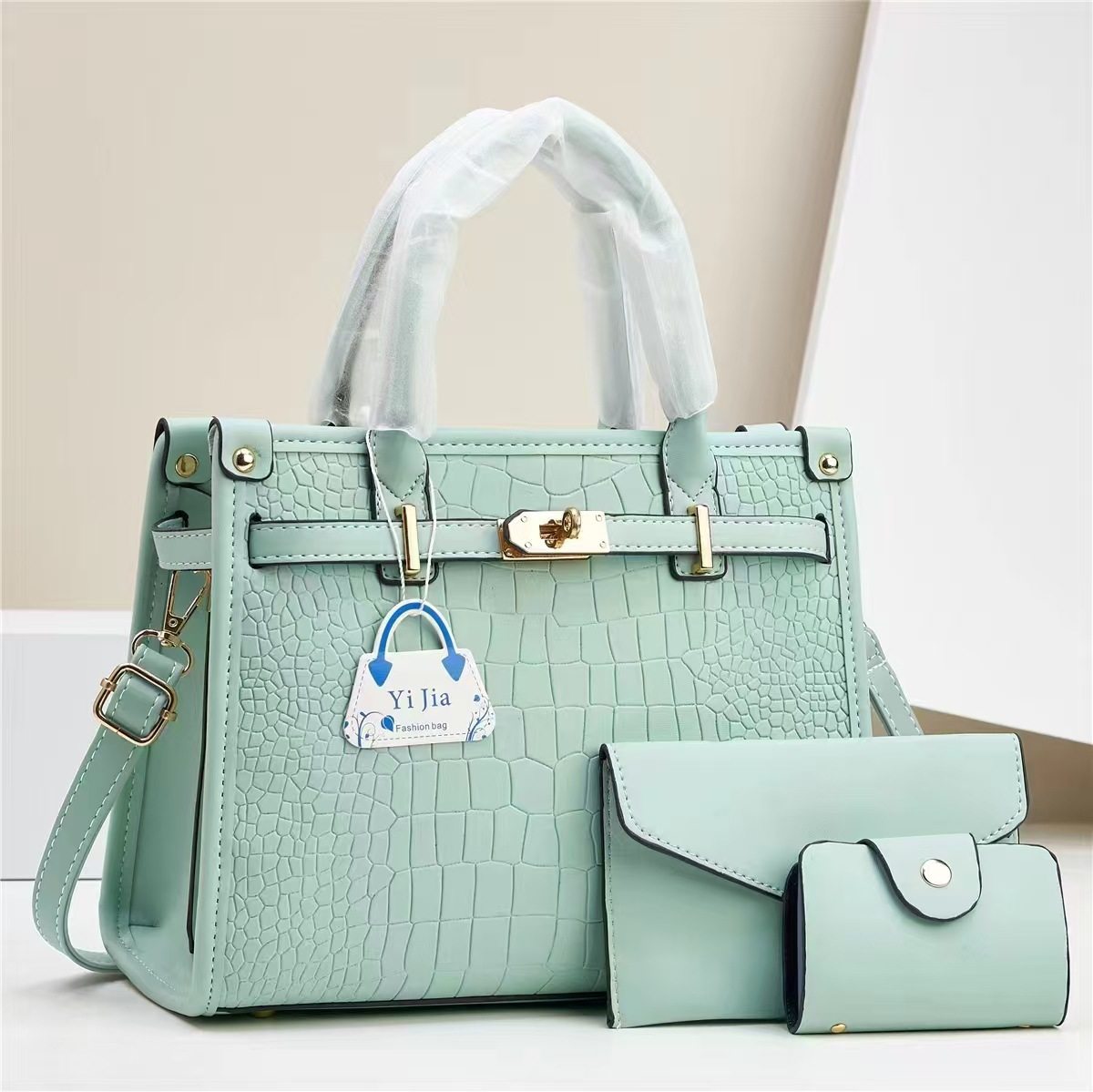 hand bags for Women Shoulder girls female tote leather Mom - 实物图