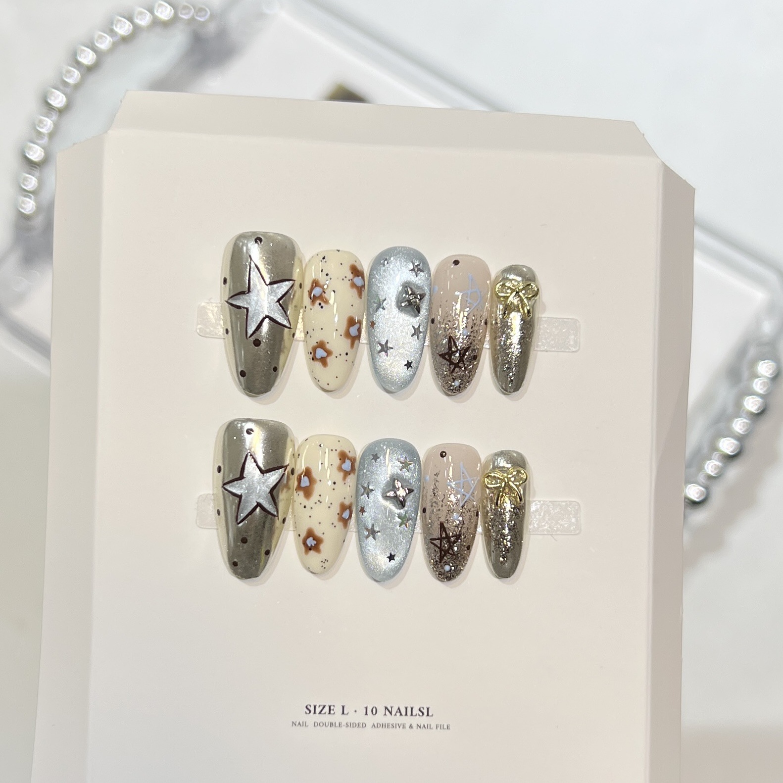 甜酷猫眼可爱风纯手工