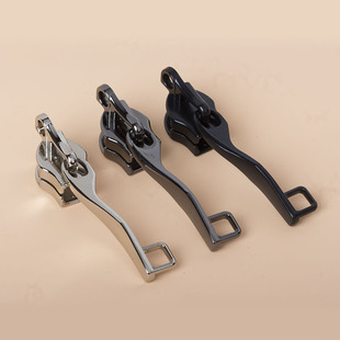 特厚8号10号尼龙双层防爆拉链头锁孔拉杆行李箱包下沉密码锁片