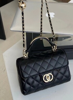 轻奢品牌休闲肩包小香风菱格链条包潮流小方包手提包女包斜挎包