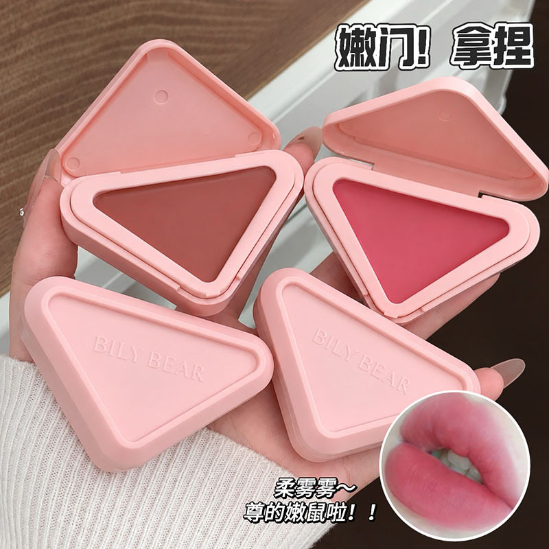 唇腮眼可用~Bily Bear柔雾多用腮红膏柔雾质地自然氛围感平价日常