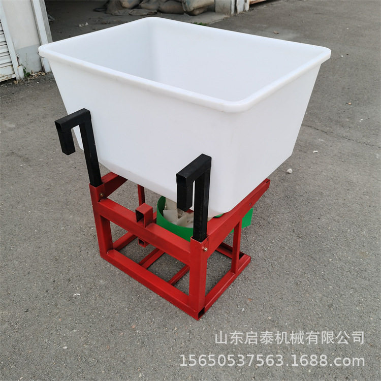 前置施肥机手扶车带扬肥机农用小型电动撒肥机全自动扬肥料的机子
