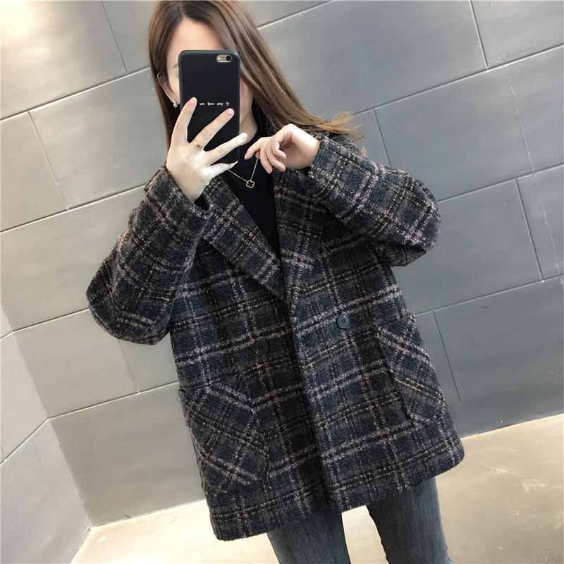 加棉/不加棉2025春季新款韩毛呢外套