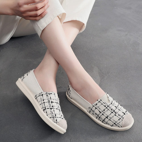 女士透气帆布鞋老北京布鞋