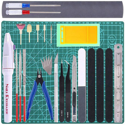 Handmade toy model building tool set, tweezers, pliers,ruler
