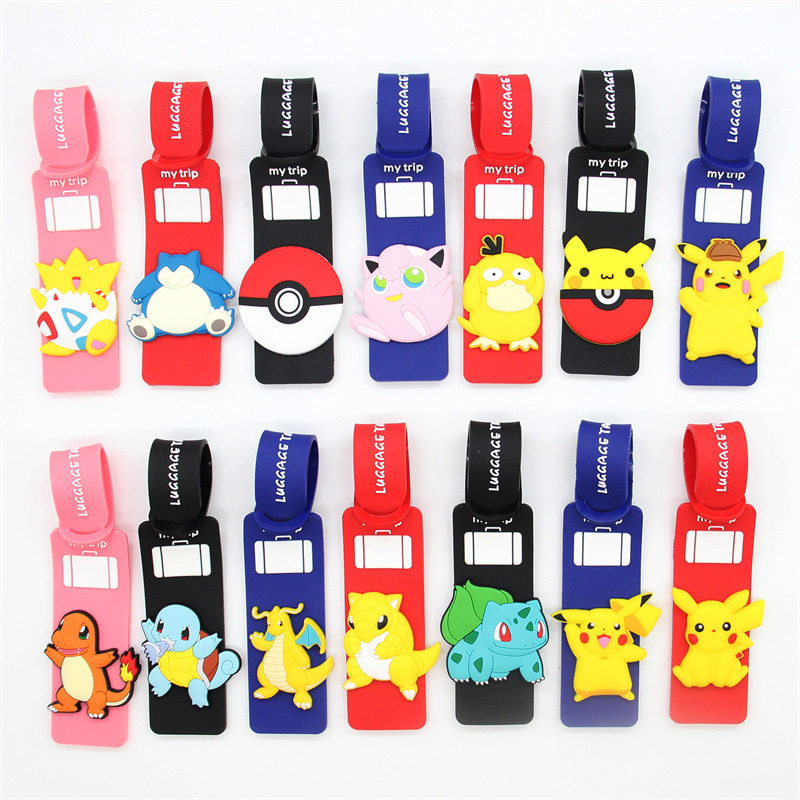 二次元可爱动漫pvc软胶行李牌挂牌创意防丢失卡通吊牌行李箱挂件
