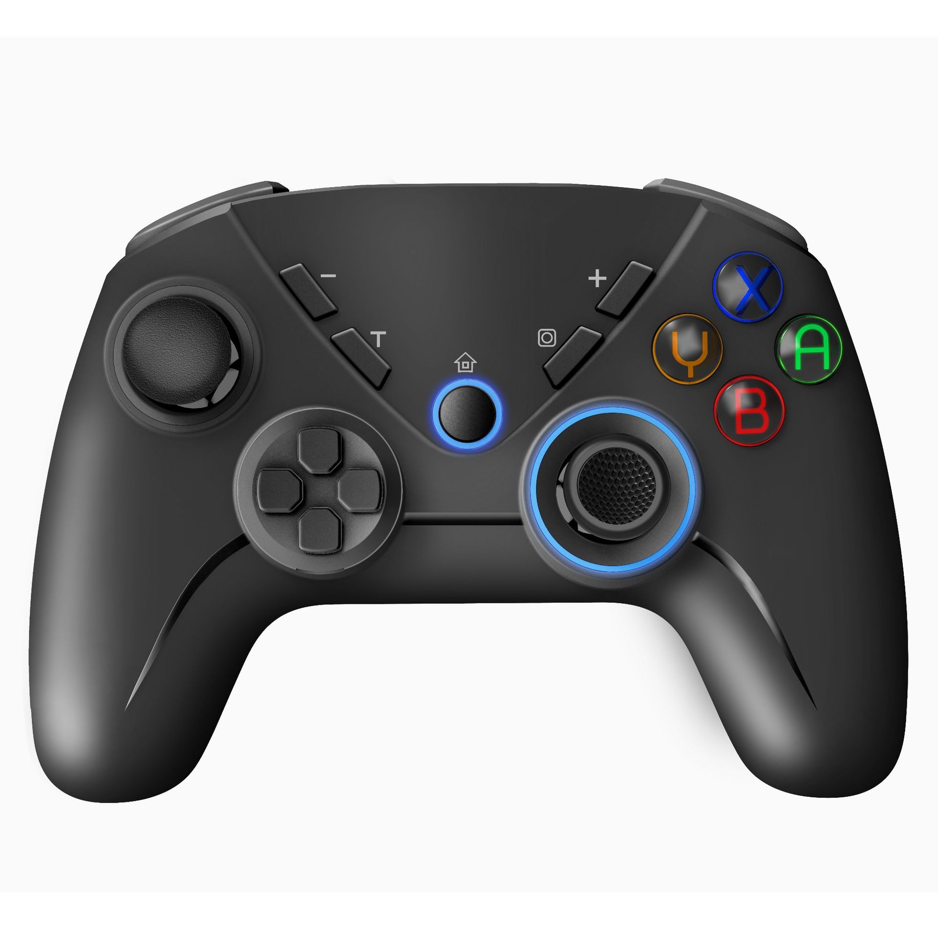 switch无线蓝牙游戏手柄带按键彩灯带唤醒功能 兼容PC