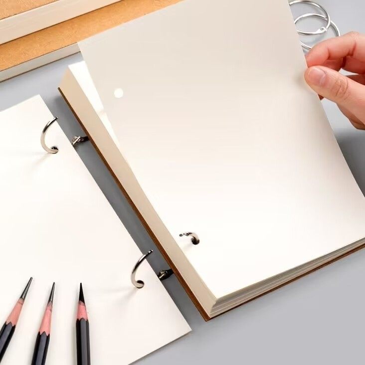 好货活页小学日记本幼儿园绘画本空白简约本小记事本子道林纸