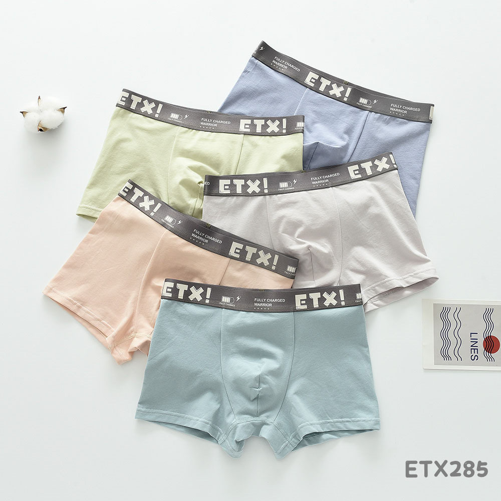 ETX儿童内裤纯棉a类男童短裤大童青少年平角裤纯色舒适四角裤头,童装/婴儿装/亲子装,内裤,淘宝优惠券,粉丝福利购,淘宝优惠卷