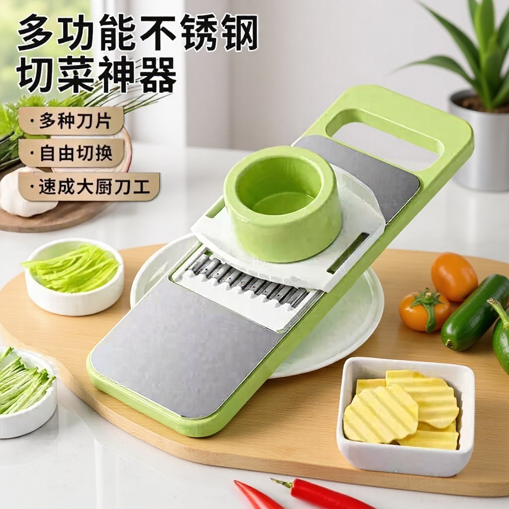 刨丝器不锈钢切丝器划丝器多功能切菜神器擦丝器厨房土豆丝擦丝板