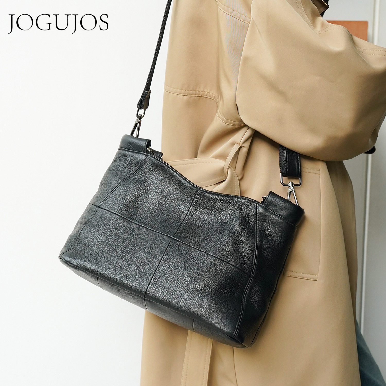 JOGUJOS热销女包通勤休闲肩包简约时尚包包手提包大容量托特跨境