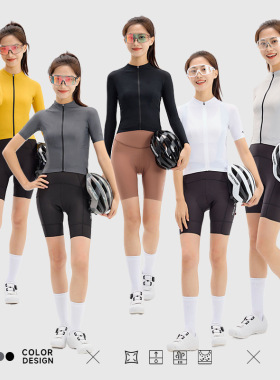 Flyingtern极飞鸥夏季短袖骑行服排汗速干女款骑行上衣