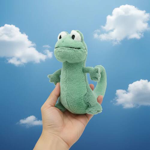 跨境新品lizard Tom绿色蜥蜴仿真动漫游戏周边毛绒玩具公仔玩偶