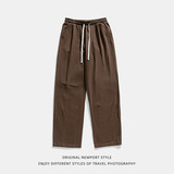 纯棉休闲裤2026秋冬新款复古双打褶设计百搭长裤装K2148-P45控68，男装休闲裤，电商A362