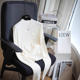 25秋冬季 女毛衣内搭打底衫 显瘦针织衫 气质通勤半领修身