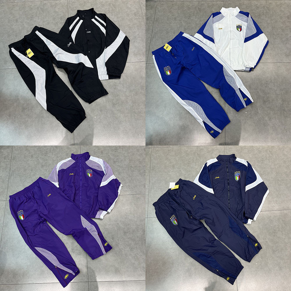 New Embroidered Logo Woven Casual Sports Suit Spring Thin Styl