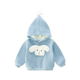 女童加绒卫衣秋冬2025新款儿童巨好看衣服洋气女冬装保暖上衣P69，童装卫衣/绒衫，祺妙童装