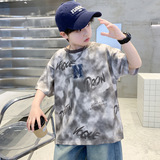 童短袖T恤夏装2025新款儿童夏季半袖童中大童夏款纯棉上衣潮t，商品下架区，祺妙童装