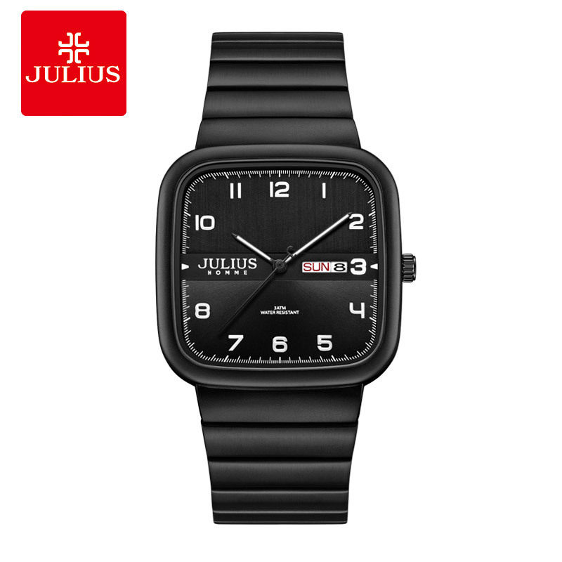 julius聚利时商务休闲防水精美石英时尚士多功能手表jah-141