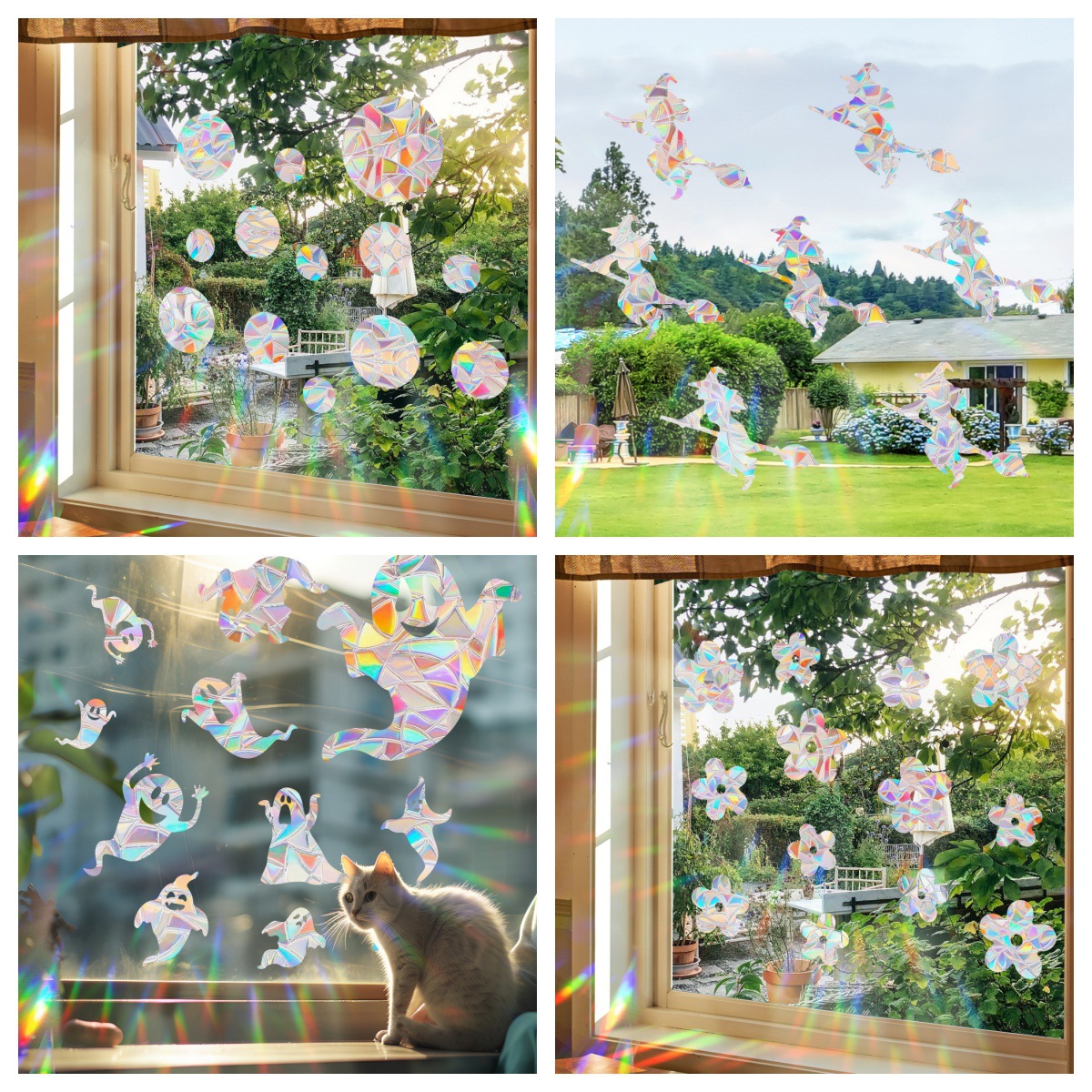 Suncatcher Window Stickers PVC Wall Sticker Kids Bedroom