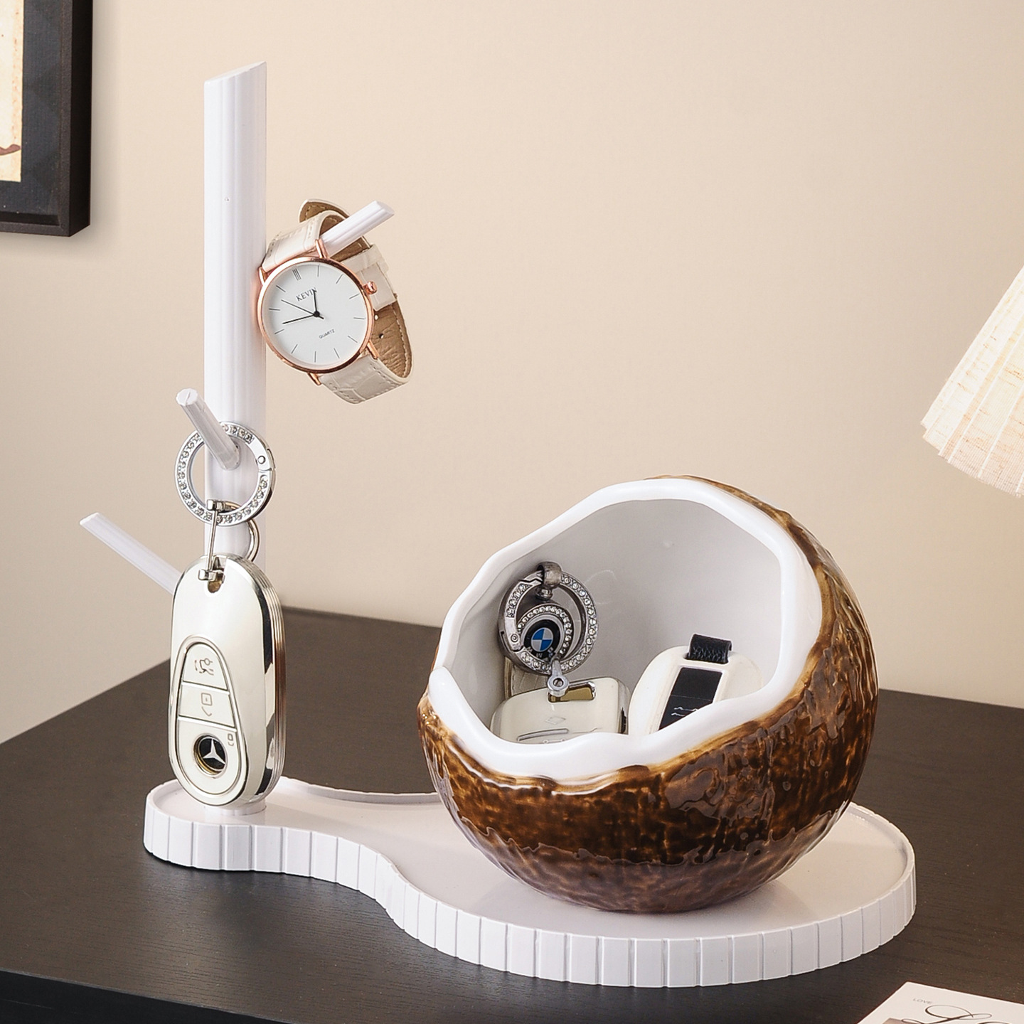 椰子壳收纳摆件稀奇古怪玄关