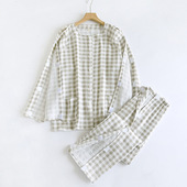 男款 衣服术后卧床瘫痪化疗透析护理服老人针灸易穿服 骨折石膏穿