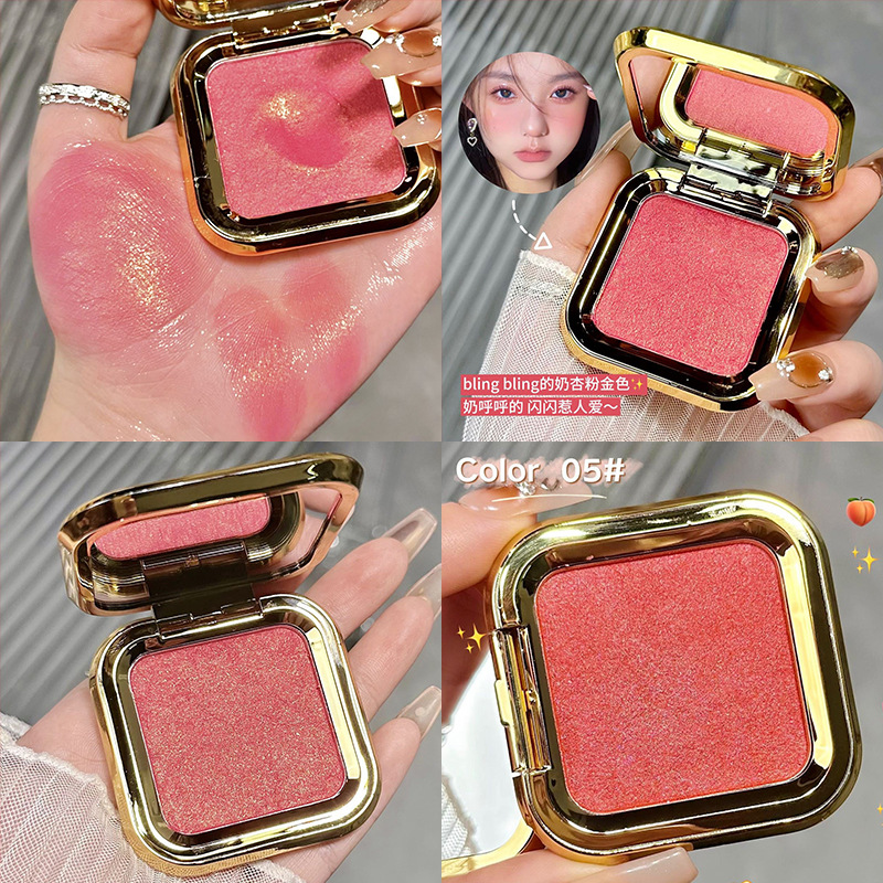 MGL土豆泥色腮红膏光修容一体盘 显白自然提亮膨胀腮红学生